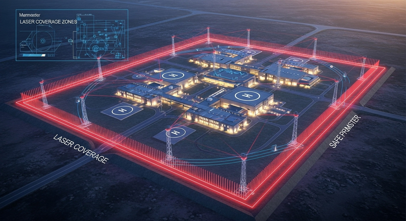 Vehicle mounted mobile laser defense system close combat
